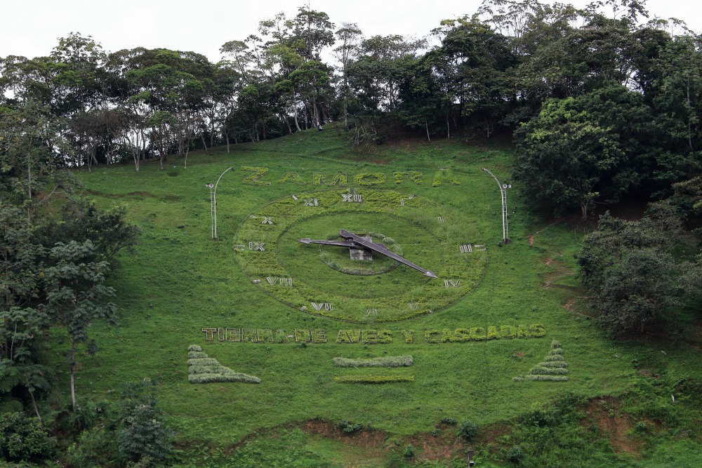 Zamora Ecuador Clock on the Hill